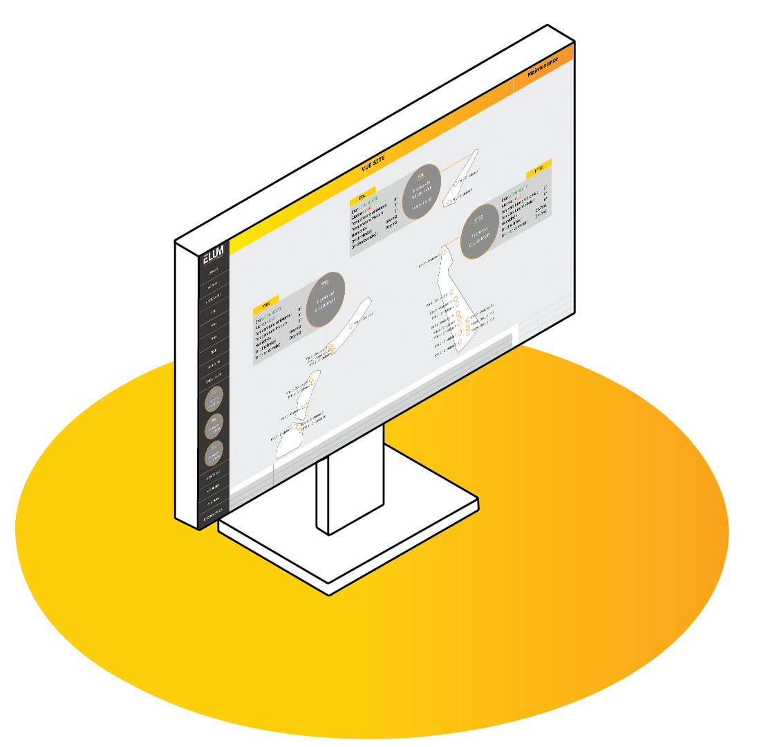 Icon interface ePowerSCADA by Elum energy