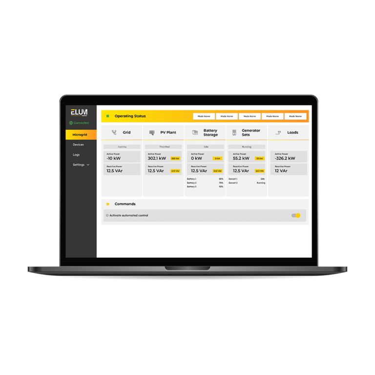 Solar controller configuration by Elum energy