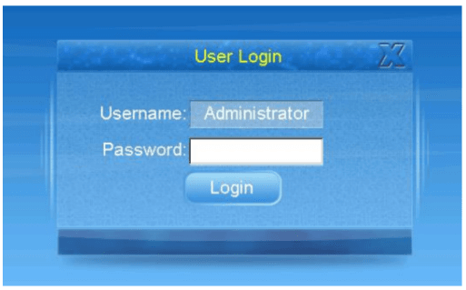admin user login