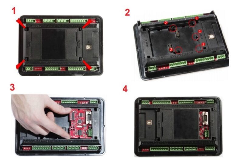 Plugging in module
