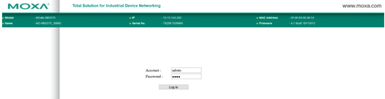 moxa login 1