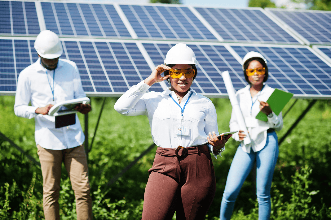 africa-solar-energy-concept