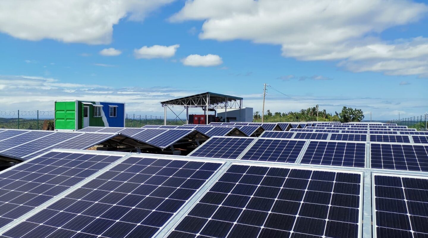 Hybrid solar power plant of a mining company in Madagascar